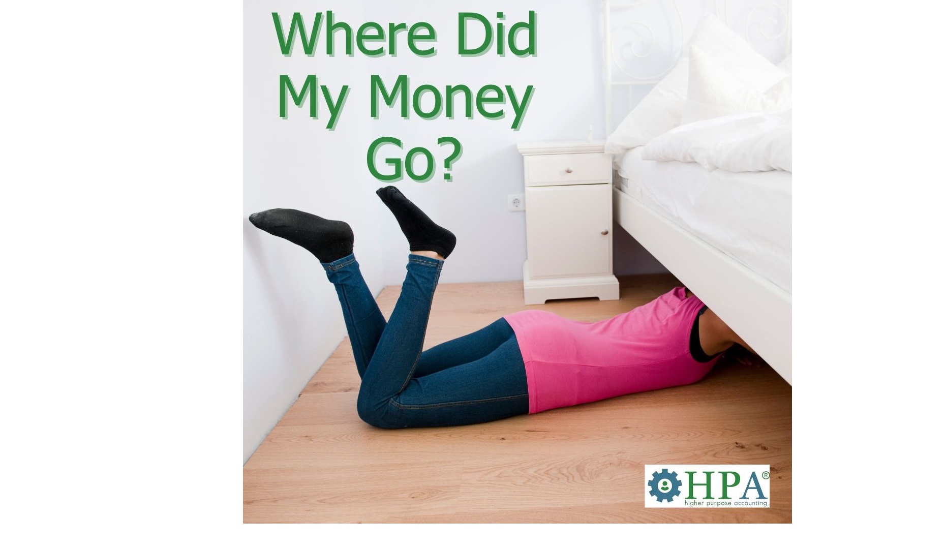 She said: “Where Did My Money Go?”